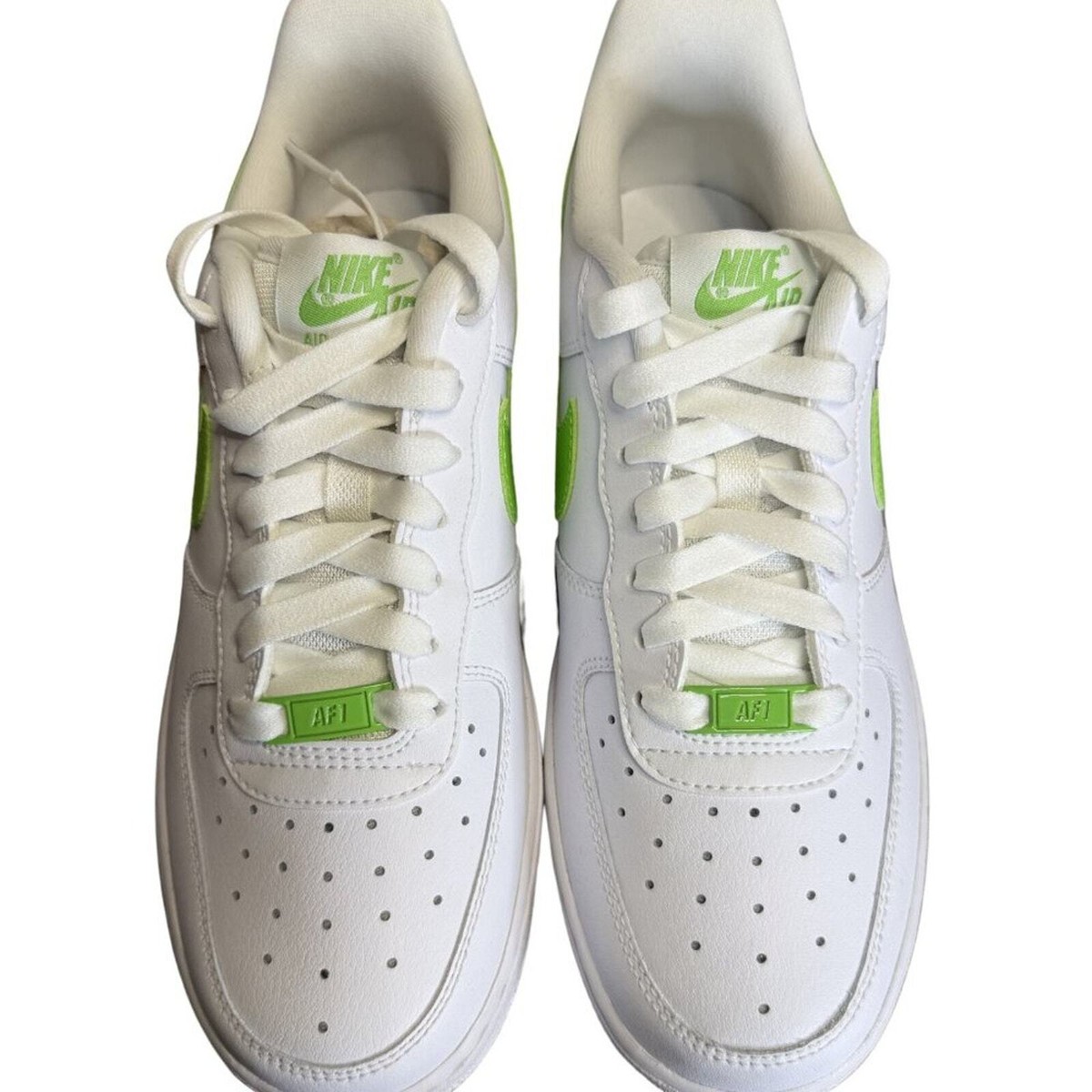 Nike WMNS Air Force 1 '07 White/Action Green Sz 8 DD8959-112 Nike WMNS Air Force 1 '07 White/Action Green Sz 8 DD8959-112