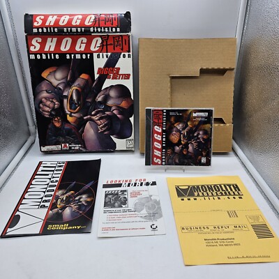 Shogo: Mobile Armor Division (PC CD-ROM, Monolith, 1998) Big Box Game SEALED