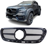 Performance KüHlergrill Schwarz Glanz FüR Mercedes X-Klasse W470 2017-2020
