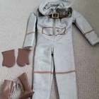 Vintage Barbie Astronaut Outfit Set: Space Jumpsuit, Brown Boots & Mittens