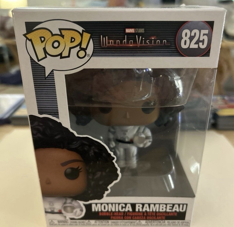 Funko Pop! Marvel WandaVision Monica Rambeau Bobble-Head Vinyl #825 Unopened