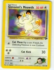 Giovanni's Meowth - 74/132 Gym Challenge - Pokémon TCG - 2000