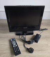 TV/DVD Freeview TV 12 voltios 15,5″ + HDMI remoto ideal para caravana/cámper pequeña