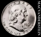 1961-D Silver Franklin Half Dollar - Choice Gem Brilliant Unc+++++  #L3945