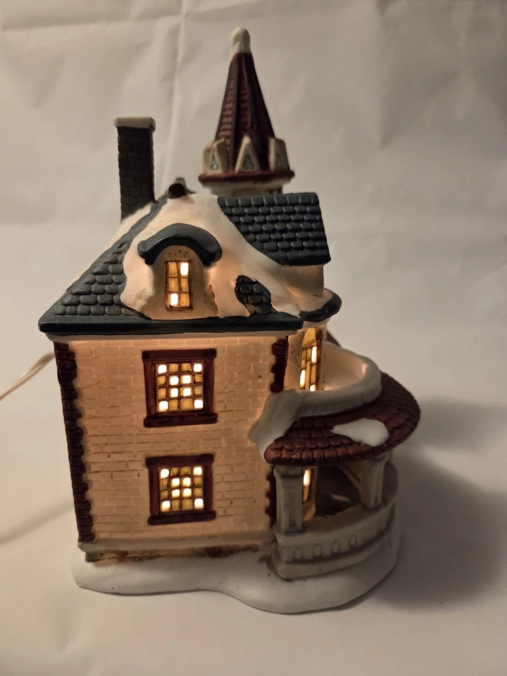 Lighted Christmas House Ornament By Santa's Work Bench Collection - Image 4 of 4