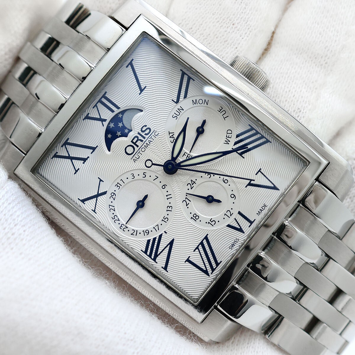 Oris Rectangular Complication 01.581.7658 Watch D… - image 8