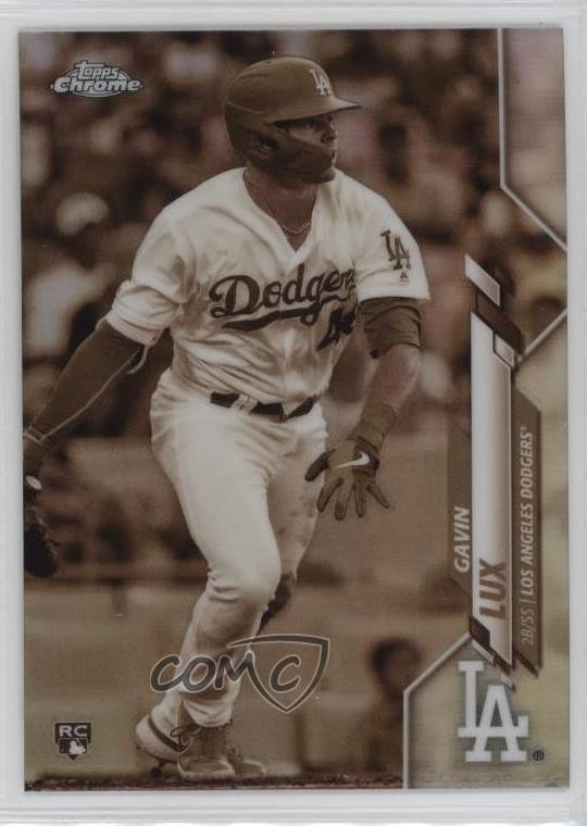 2020 Topps Chrome Sepia Refractor Gavin Lux #148 12g7