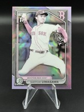 2024 Bowman Chrome - Prospects Naoyuki Uwasawa #BCP-171 Pearl Refractor (RC)