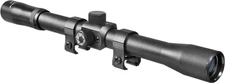 Barska 4X Rimfire Rifle Scope – 30/30 Reticle, Parallax Free at 4x20mm, Black 