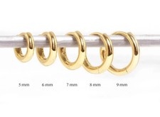 925 Sterling Silver Tiny Huggie Hoop Earrings...