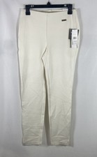 Rafaella Women's Egret Slim Ankle Pants High Rise Stretch Sz L NWT