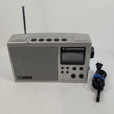 SANGEAN CC Radio Plus DX AM FM AUX Weather Radio TESTED