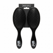 Wet Brush Original Detangler Hair Brush Black Pack of 2