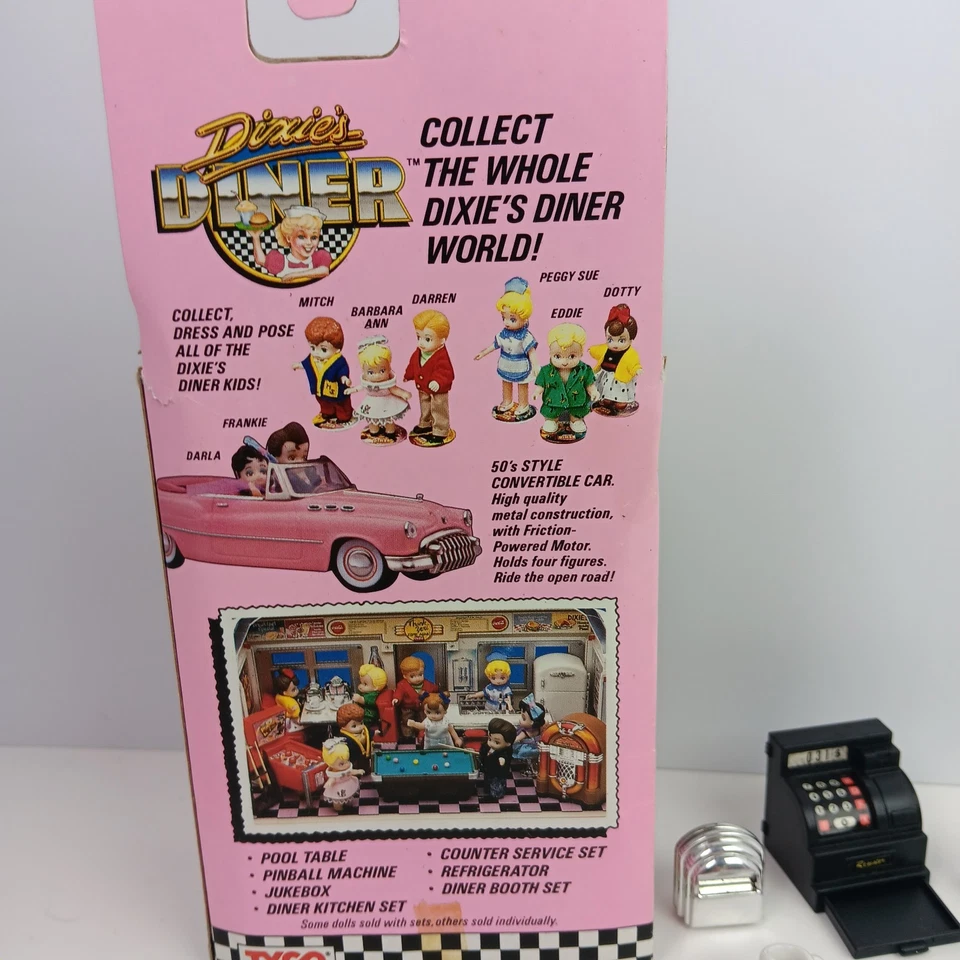 Conjunto de serviço de balcão de jantar Dixie's da Tyco Industries 1989 - Imagem 4 de 4