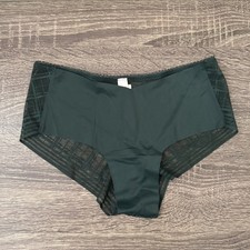 Victoria s Secret Xs Green Mesh Back Sheer No-Show Cheeky Panties