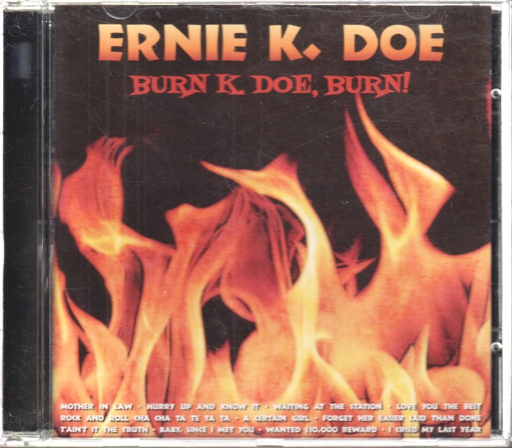Ernie K-Doe Burn K. Doe, Burn! CD UK Hallmark Music & Entertainment 2014 CD