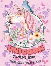 Patriche Unicorn, Mermaid and Princess Coloring Book Paperback 