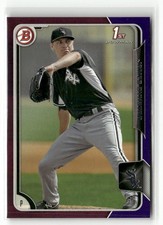 2015 Bowman #BP45 James Dykstra Prospects Purple #/250 1ST RC ROOKIE