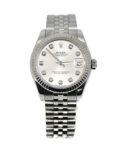 Rolex Datejust 31 Diamond Stainless Steel Watch 178274