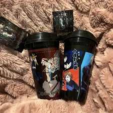 Jujutsu Kaisen x Round 1 Reusable Cups Matching Set (New with Tags, 2 Cups)