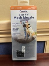 Size 5 M/L Mesh Adjustable Dog Muzzle