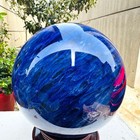 21.83LB blue melting stone quartz crystal sphere crystal ball magic reiki — photo 7