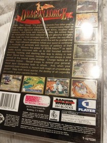 Dragon Force (Sega Saturn, 1996) (disc, case, and manual) preowned usedUNTESTED