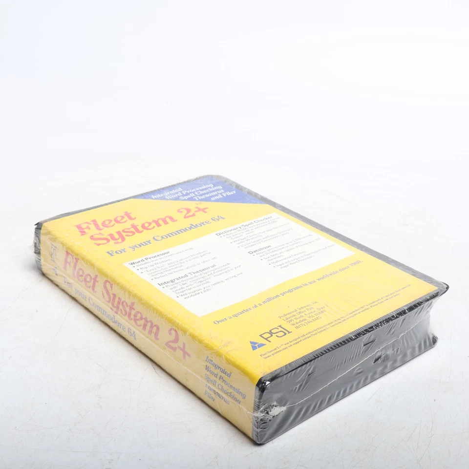 SEALED Fleet System , Commodore 64/128 Word Processing Database c64 c128 - Image 3 of 4