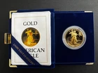 1986-W 1oz GOLD USA $50 PROOF AMERICAN EAGLE COIN BOX & COA First Year of Issue