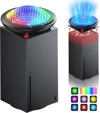 UFO Cooling Fan for Xbox Series X with 11 RGB Lights, Auto Cooling System
