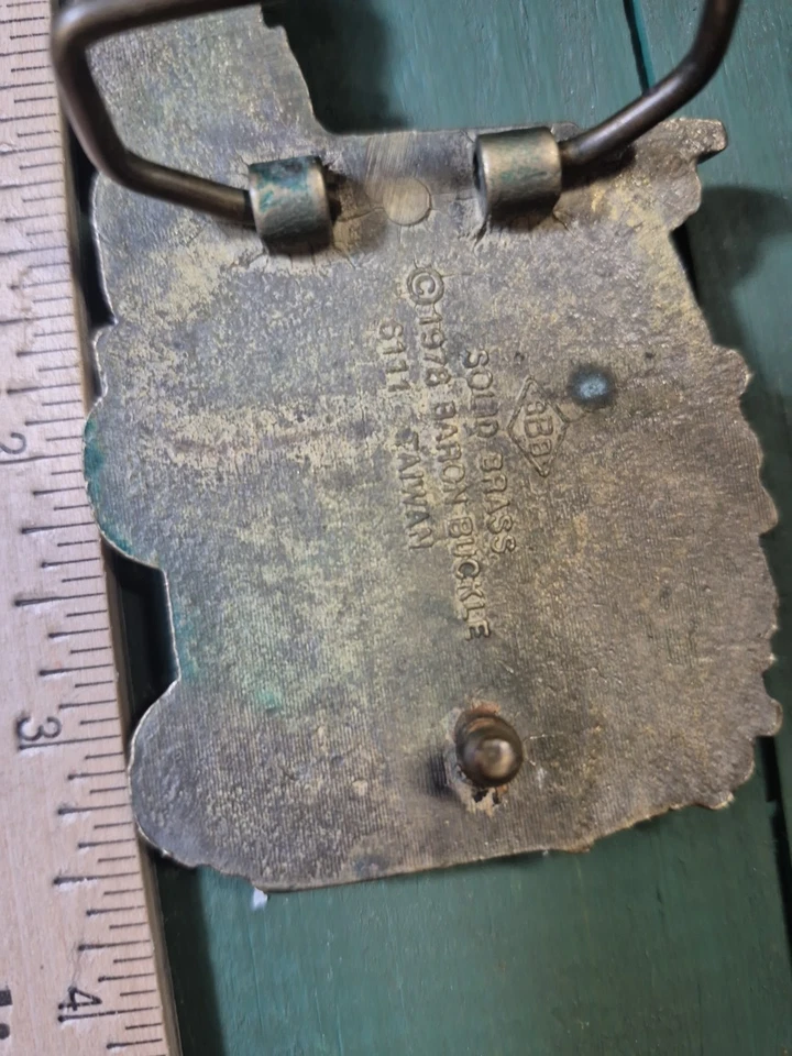 RARO DE COLECCIÓN CLÁSICO PETERBILT NARIZ PLANA SEMI CAMIÓN BARÓN CINTURÓN HEBILLA CAMIONERO 78 Foto 3 de 3