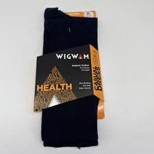 Wigwam Diabetic Walker Casual Dress Socks Unisex Medium Blister Free Navy NWT