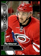 2016-17 PARKHURST ROOKIE GREEN Trevor Carrick ROOKIE Rookie Carolina Hurricanes