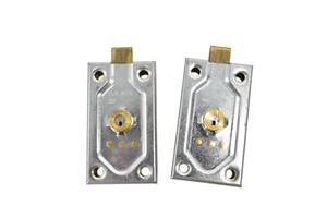 U.S. MAIL Locking Mailbox Insert Lot Of 2 Silver Lockable Traditional Set NO KEY