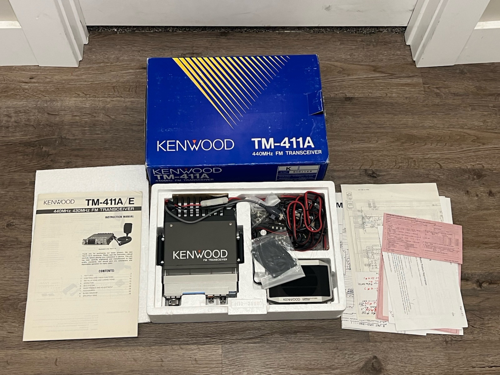 Kenwood TM-411A FM Transceiver In Box W/Mic | eBay
