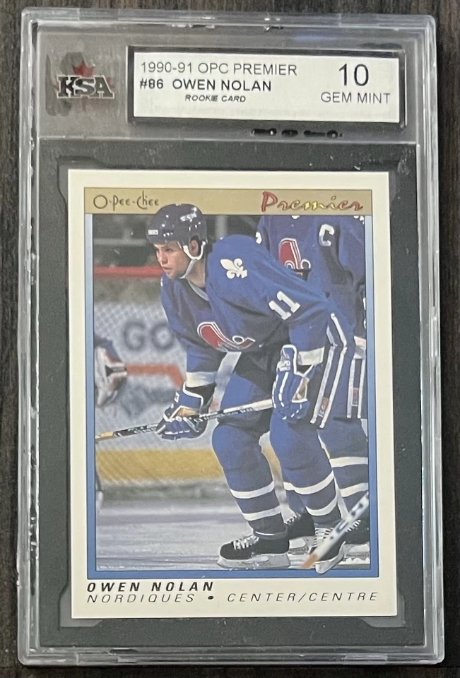Owen Nolan High Graded Rookie Cards - Image 2 of 4
