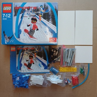 Lego Sports Gravity Spiele Set 3538 Snowboard Boarder Cross Race 100% vollständig