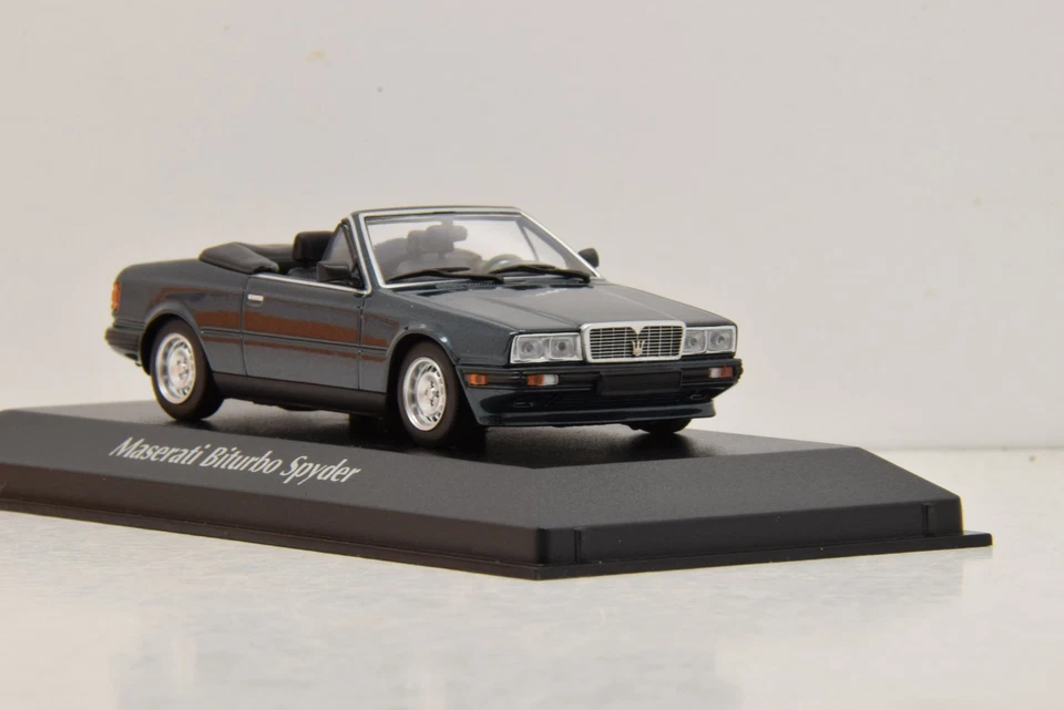 MASERATI BITURBO SPYDER 1984 GREEN MAXICHAMPS 1/43 NEUF EN BOITE - Photo 3/4