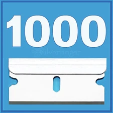 1000 Single Edge Razor Blades Safety Utility Knife Scraper Tool Replacement 009