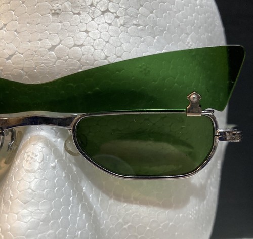 Vintage 1960's Era Green Flip Up Spectacles Japan Sunglasses John Lennon - Picture 10 of 19
