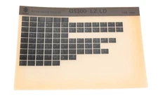 OEM Suzuki GS300LZLD GS300 LZ,LD Parts Catalog Microfiche Rev:2/1986