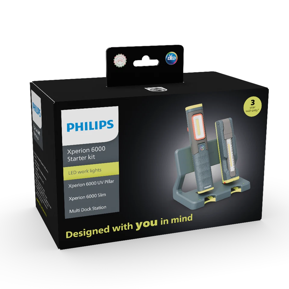 Philips Xperion LED WSL Starterkit UV Slim CM X60