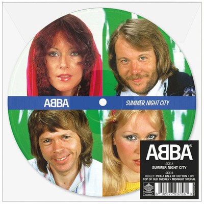 ABBA  Summernight City Picture Single VINYL NEU  und Originalverpackt