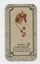 GINO MARCHETTI V3 RARE ZEENUT CANDY DECK FOOTBALL CARD