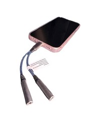 USB-C to 3.5mm Headphone Mic Adapter Splitter for Gaming Headset PC Phone