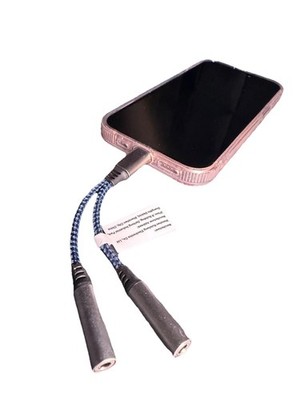USB-C to 3.5mm Headphone & Mic Adapter Splitter for Gaming Headset PC Phone