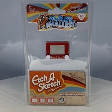 World's Smallest Etch A Sketch Toy 60 Years Anniversary 1 " x 1  " New 2020