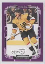 2025-26 O-Pee-Chee Purple Border 25/49 Zach Whitecloud #390 2d8