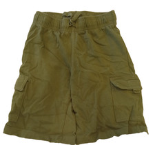 Gymboree Boy's Size 7 Green Drawstring Elastic Waist Loose Fit Cargo Shorts