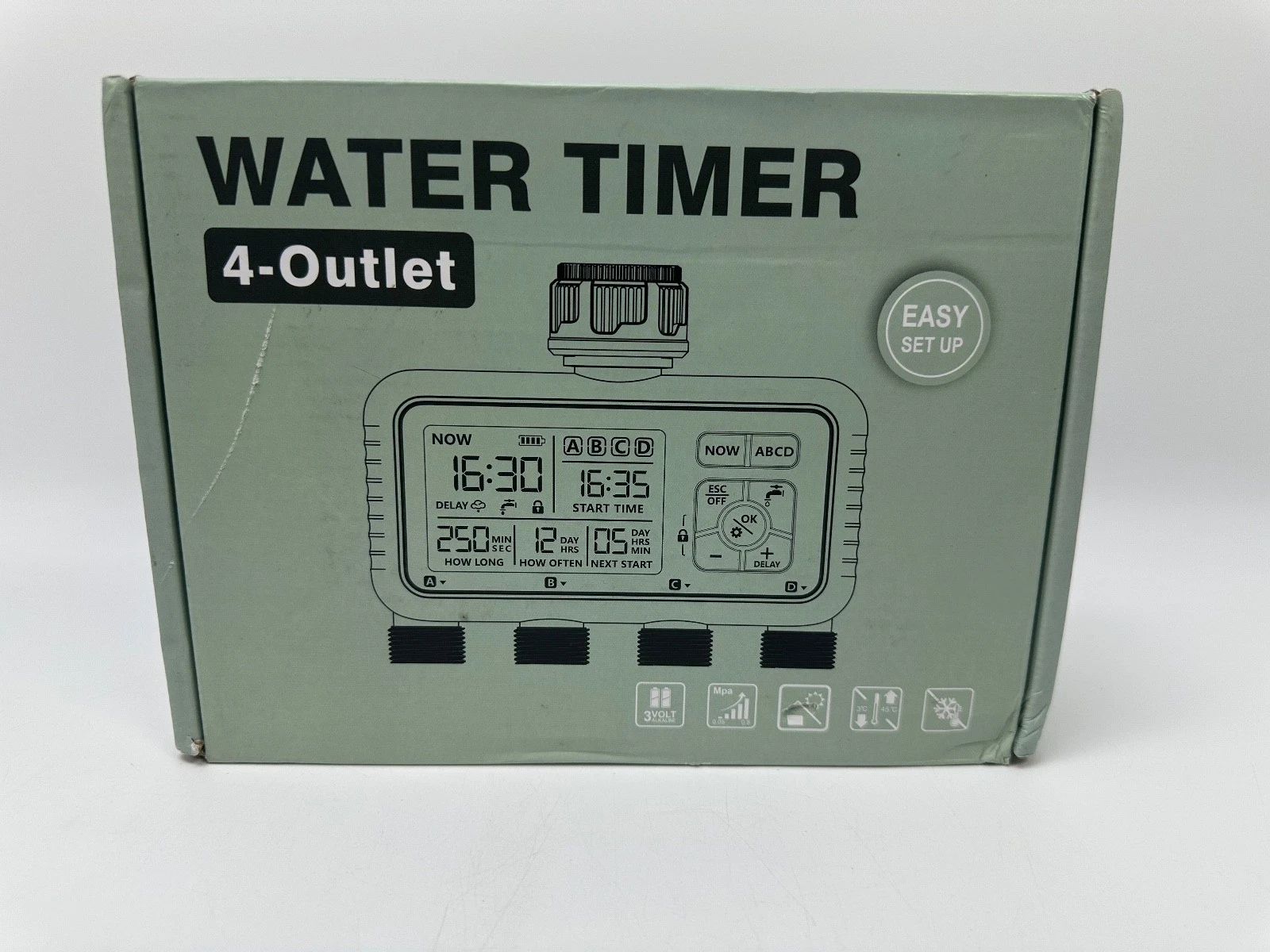 Smart Sprinkler Timer Programmable Water Timer for Garden Irrigation Auto 4 Zone
Opens in a new wind